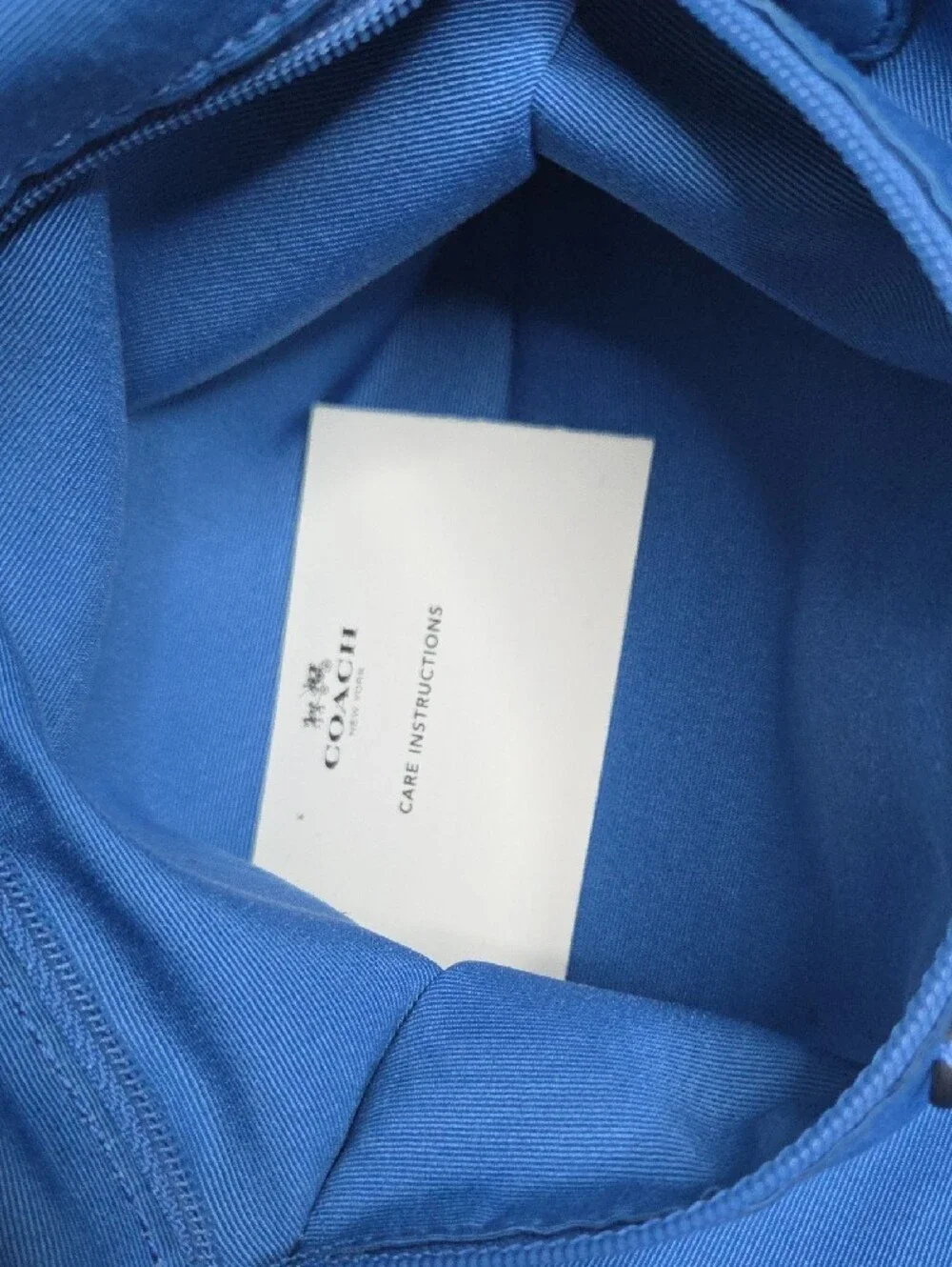 Coach Small Kelsey Cobalt Blue Pebbled Leather Shoulder Bag